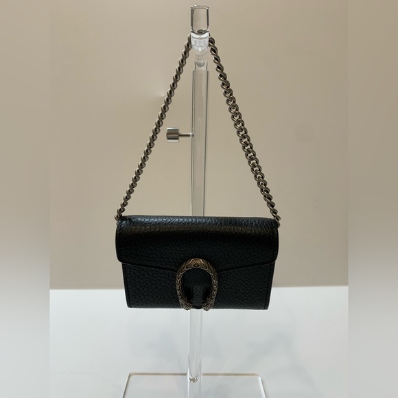 Gucci Dionysus Black Leather Card Case - Picture 8 of 11